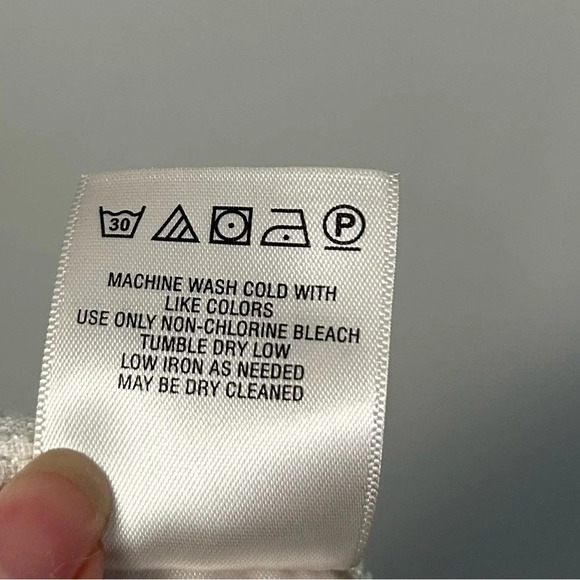 Anthropologie Off White Linen Blend Summer Beachy striped pants size XS - Picture 16 of 16